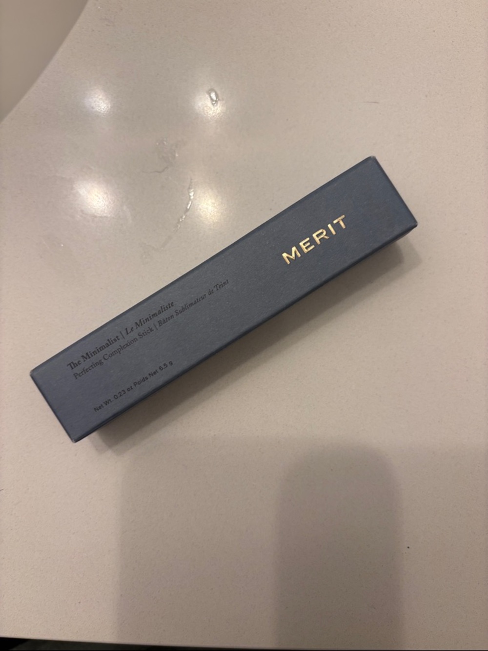 Merit The Minimalist Complexion Stick - Blue Box Packaging
